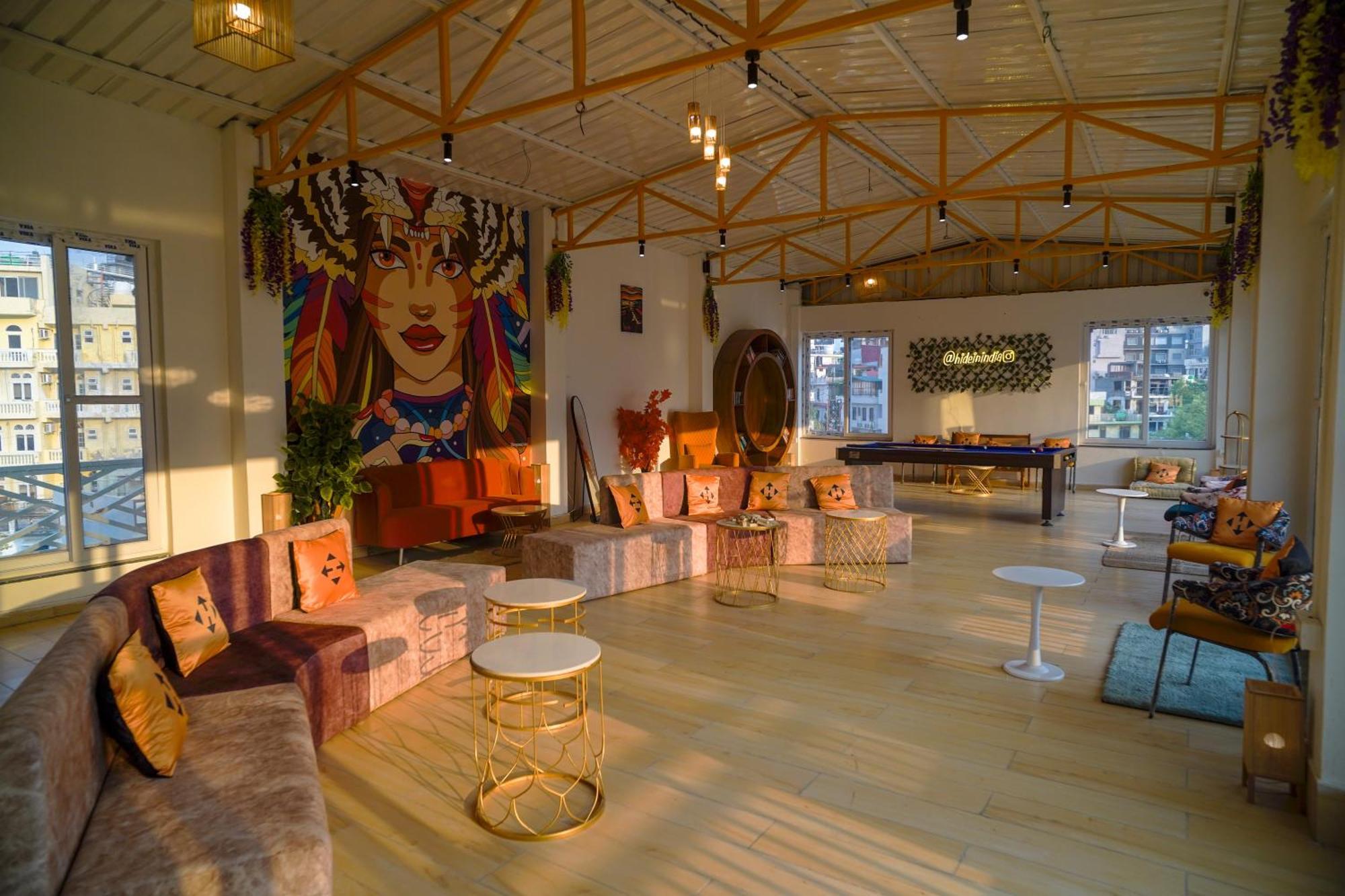 Хостел Hide-In Rishikesh, Laxman Jhula Экстерьер фото
